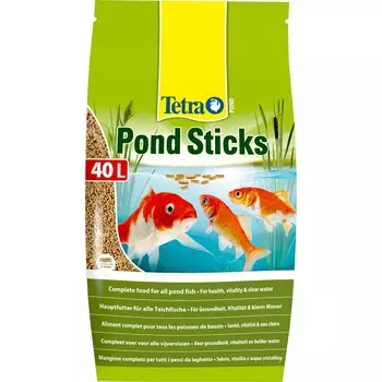 Корм Tetra Pond Sticks для прудовых рыб в палочках - 40 л повседневный Импортный корм 1 уп. х 1 шт. х 4.2 кг