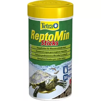 Корм Tetra ReptoMin для водных черепах в виде палочек - 250 мл повседневный для взрослых Импортный корм 1 уп. х 1 шт. х 0.06 кг