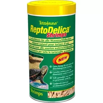 Лакомство Tetra ReptoMin Delica Shrimps креветки для водных черепах - 1 л Германия 1 уп. х 1 шт. х 0.1 кг