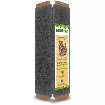 Homecat когтеточка с кошачьей мятой угловая большая - 70х29 см для всех возрастов Россия 1 уп. х 1 шт. х 1.8 кг