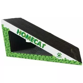 HOMECAT когтеточка треугольник большой из гофрокартона с кошачей мятой, 53х24х24 см для всех возрастов Россия 1 уп. х 1 шт. х 0.5 кг