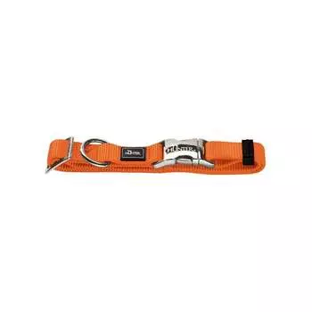 Hunter ошейник для собак ALU-Strong S (30-45 см) нейлон с металлической застежкой оранжевый премиум Германия 1 уп. х 1 шт. х 0.01 кг