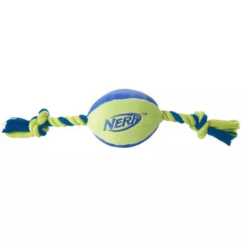 Игрушка для собак Nerf Мяч плюшевый с веревками - 37,5 см для всех возрастов для всех пород Китай 1 уп. х 1 шт. х 0.12 кг