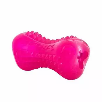 Игрушка для собак ROGZ Yumz M косточка массажная для десен розовая - 115 мм для всех возрастов породы среднего размера 1 уп. х 1 шт. х 0.15 кг