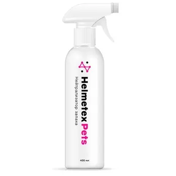 Helmetex Pets спрей, нейтрализатор запаха домашних животных, с ароматом цитруса - 400 мл удаление пятен для всех возрастов для всех пород Россия 1 уп. х 1 шт. х 0.4 кг
