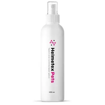 Helmetex Pets спрей, нейтрализатор запаха домашних животных, с ароматом лимона и лаванды - 100 мл удаление пятен для всех возрастов для всех пород Россия 1 уп. х 1 шт. х 0.1 кг