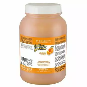 Iv San Bernard Fruit of the Grommer Orange Шампунь для слабой выпадающей шерсти с силиконом 3,25 л уход за шерстью Италия 1 уп. х 1 шт. х 3.45 кг