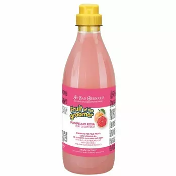 Iv San Bernard Fruit of the Grommer Pink Grapefruit Шампунь для шерсти средней длины с витаминами 1 л уход за шерстью Италия 1 уп. х 1 шт. х 1.05 кг