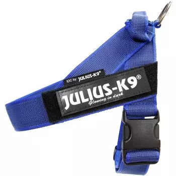 Julius-K9 шлейка для собак Color & Gray 0, 57-74 см / 14-25 кг, синяя для всех возрастов Венгрия 1 уп. х 1 шт. х 0.157 кг
