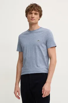 Хлопковая футболка Lacoste, синий