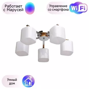 Потолочная люстра De Markt Николь с поддержкой Маруся 364013605-М