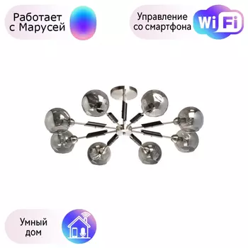 Потолочная люстра DeMarkt Гамбург с поддержкой Маруся 605016708-М