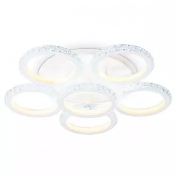 Потолочная дммируемая люстра с пультом ДУ Ambrella light Original FA9531
