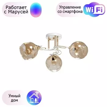 Потолочная люстра Альфа De Markt с поддержкой Маруся 324016703-М