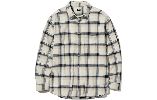 Мужская рубашка Uniqlo, цвет light beige