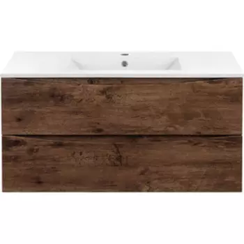 Тумба с раковиной Vincea Mia 100х46 R.Wood (VMC-2MC100RW, VBS-13100)