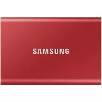 Твердотельный накопитель Samsung External SSD T7, 2000GB, USB Type-C, Red (MU-PC2T0R/WW)