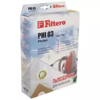 Мешок для пылесоса Filtero PHI 03 (4) Extra