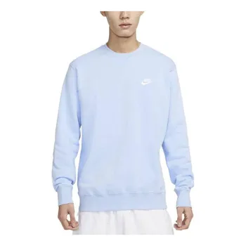 Рубашка sportswear club fleece 'cobalt bliss' Nike, синий