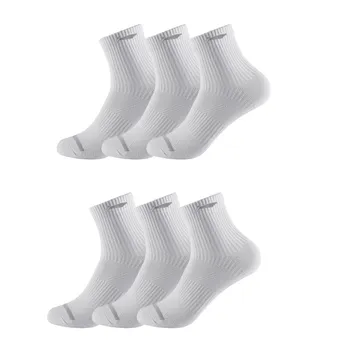 Носки LiNing до середины голени унисекс, 6 пар, White 6 Pack