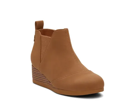 Ботинки Toms Kelsy на танкетке, коричневый