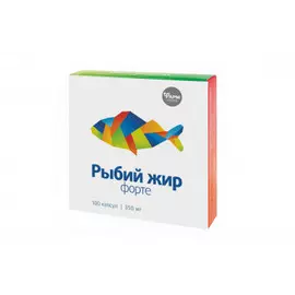 Рыбий жир форте, 100 капсул, Фармгрупп