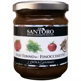 Соус с тунцом и диким укропом, 180 гр, SANTORO