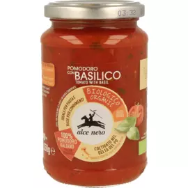 Соус томатный с базиликом, стеклянная банка, 350 г, Alce Nero