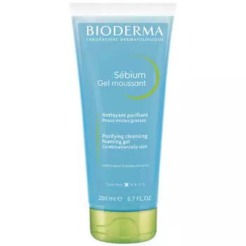 Sebium Гель для умывания жирной и проблемной кожи, 200 мл, Bioderma