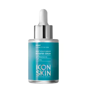 REST YOUR SEBUM Себорегулирующая сыворотка-концентрат с ниацинамидом, 30 мл, Icon Skin