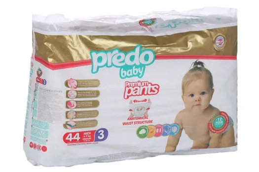 Подгузники-трусики PREDO Baby №3 (4-9кг), 44 шт