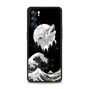 Чехол Golden Great Wave Kanagawa Surf для Oppo A54 Reno7 SE Reno6 Pro Plus 5G Find X5 A53 A52 A9 2020 A95 A16 A76 A74 A15, чехол Oppo Find X5 Pro