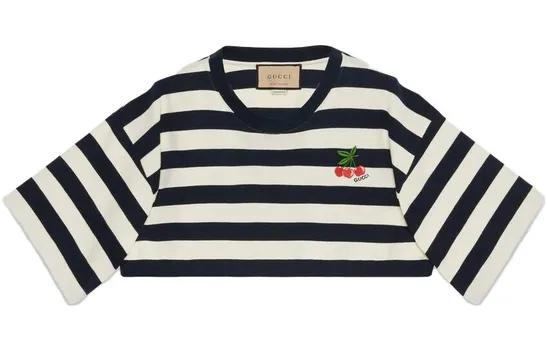 Укороченный топ Gucci, белый