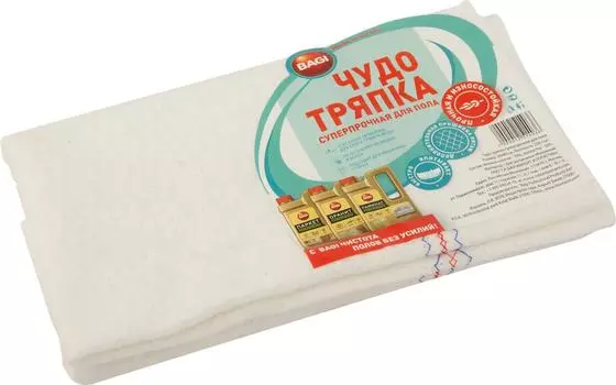 Чудо-тряпка Bagi Супер прочная для пола 50*80см