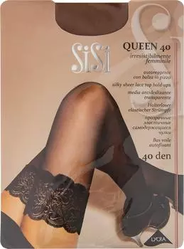 Чулки SiSi Queen 40 Daino Бежевые Размер 3с доставкой!