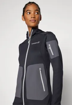 Тренировочная куртка FALKETIND WARM STRETCH HOOD Norrna, черный
