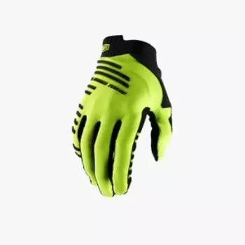 Велоперчатки 100% R-Core Glove, fluo yellow, 2021