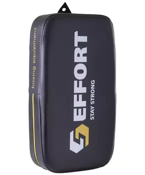 Макивара Effort 2 ручки E656 44х24х9, к/з, черный