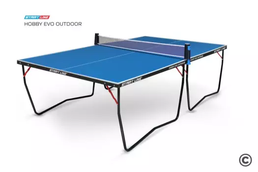 Стол теннисный Hobby EVO 4 Всепогодный, синий
