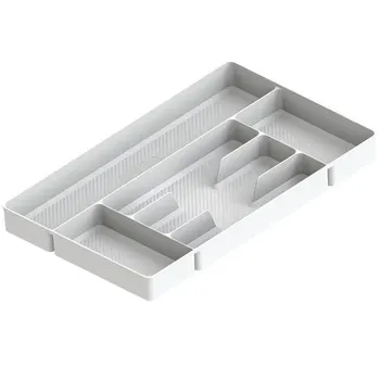 Лоток для столовых приборов 6 отсеков Esprado Comfort 49x5x30 см полипропилен цвет белый