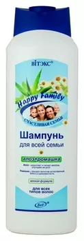 Гель для душа для всей семьи Алоэ + Ромашка Happy Family