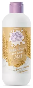 Гель для душа с пробиотиками Злаки Milk Moments