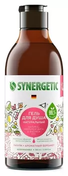 Гель для душа Synergetic пачули и ароматный бергамот, 380мл