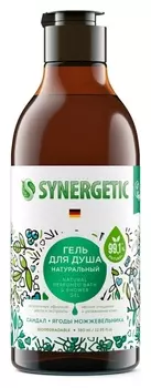 Гель для душа Synergetic сандал и ягоды можжевельника, 380мл