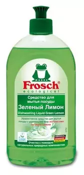 Фрош средство для мытья посуды (Зеленый лимон), 0,5 л.