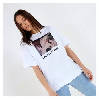 Футболка «Аврора» принцессы Oversize, цвет белый