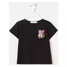Футболка детская Kaftan "Happy" р. 30, рост 98-104 см, чёрный