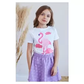 Футболка Kaftan "Ballerina" р.30 (98-104), белый
