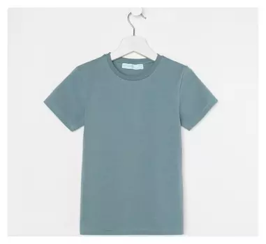 Футболка Kaftan "Basic Line" р.32 (110-116), зеленый