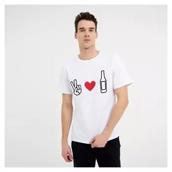 Футболка мужские Kaftan "Love Beer" р.56